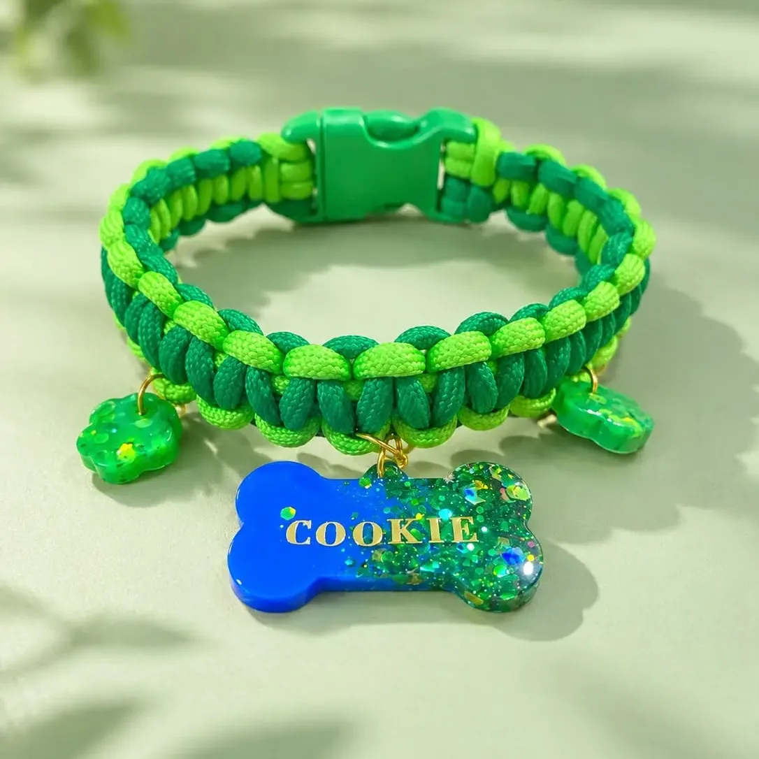 Collar Tejido cobra con hebilla
